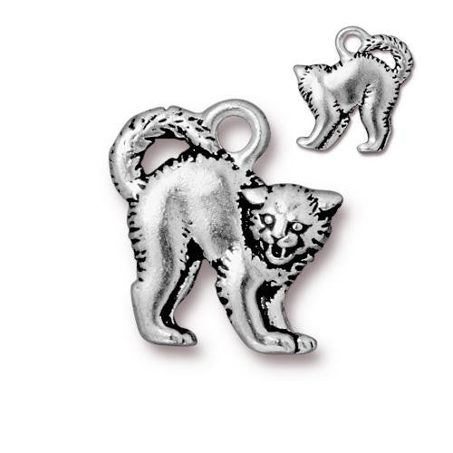 Scary Cat Charm 18mm