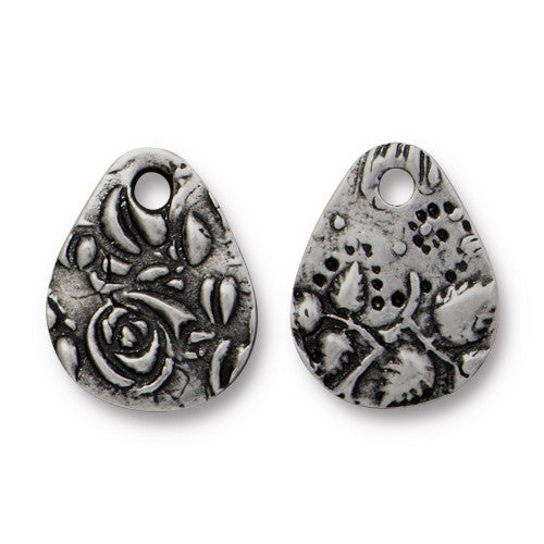 Flora Teardrop Charm
