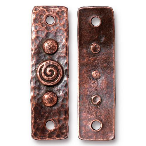 Spiral & Rivets Link 39x11mm